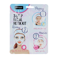 Relaxing 3-Step Facial Mask Kit - 1 Set