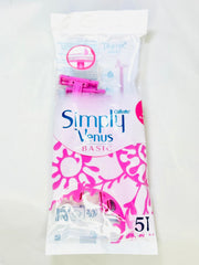 Simply Venus Basic Razors -5pcs