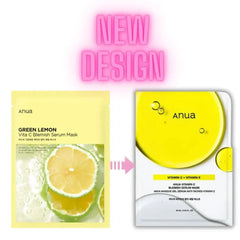 Green Lemon Vita C Blemish Serum Mask – 25ml