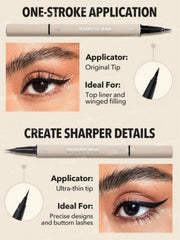 Multi-Tasker Line & Detail Eyeliner Pen Black - 0.4ml