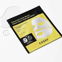 Advanced Snail Mucin Glass Glow Hydrogel Mask - 1pc
