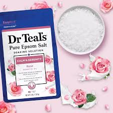 Pure Epsom Salt Soaking Solution Calm & Serenity Rose - 1.36kg