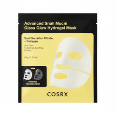 Advanced Snail Mucin Glass Glow Hydrogel Mask - 1pc