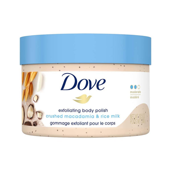 Crushed macadamia & Rice Milk Body Scrub - 298g