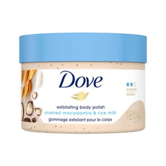 Crushed macadamia & Rice Milk Body Scrub - 298g