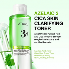 Azelaic Acid 3% + Cica Purifying Toner -250ml