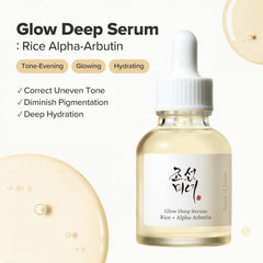 Glow Deep Serum Rice + Alpha-Arbutin - 30ml