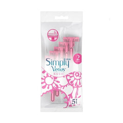 Simply Venus Basic Razors -5pcs