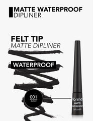 Matte Waterproof Dipliner Black – 2.5ml