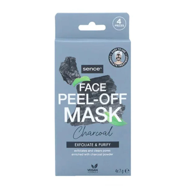 Charcoal Face Peel-Off Mask - 4 x 8g