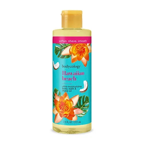 Hawaiian Beach Ultra-Moisturizing Body, Bath & Shave Oil - 222ml