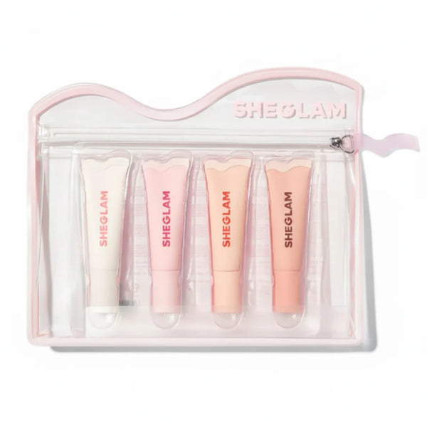 Crystal Glaze Moisturizing Lip Care Set -4pcs