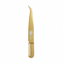 Slant Tweezer with Comb - 1 Piece