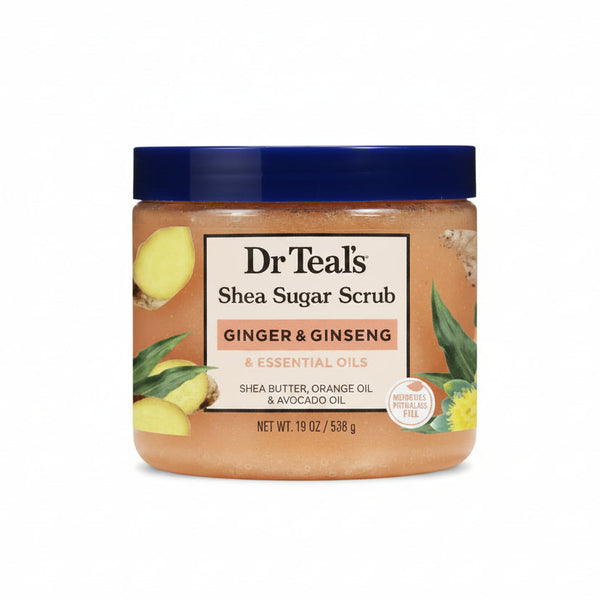 Shea Sugar Scrub Ginger & Ginseng -538g
