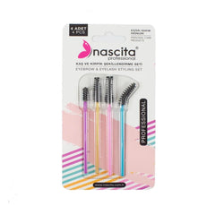 Eyebrow & Eyelash Brush Set 4pcs